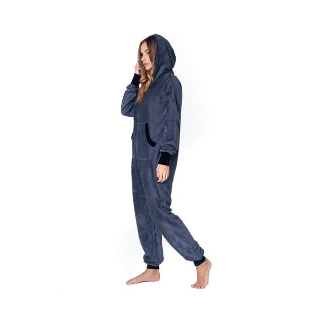 Sofa Killer dark grey bamboo frottee women onesie