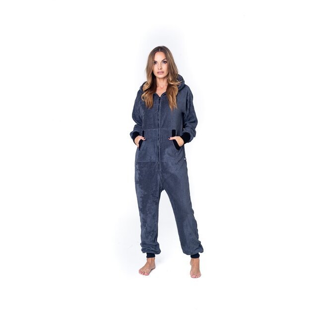 Sofa Killer dark grey bamboo frottee women onesie