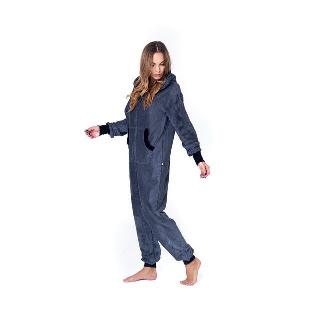 Sofa Killer dark grey bamboo frottee women onesie