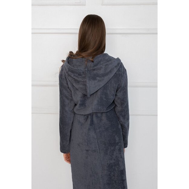 Sofa Killer dark grey bamboo frottee women robe