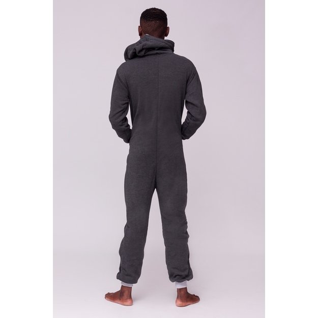 Sofa Killer dark grey onesie with grey cuff