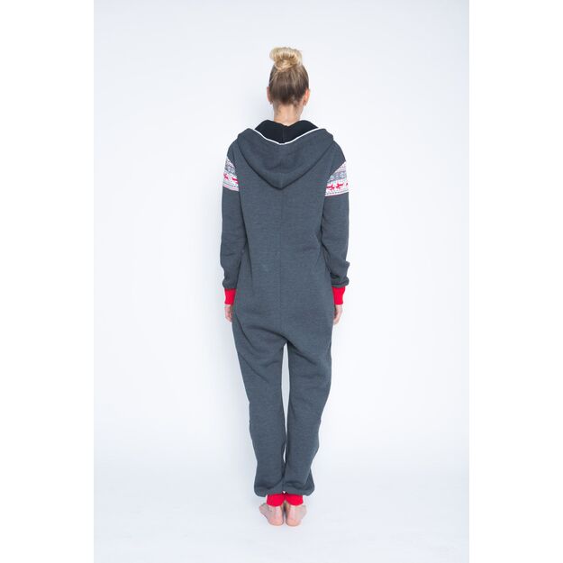 Sofa Killer dark grey onesie with Nordic applications