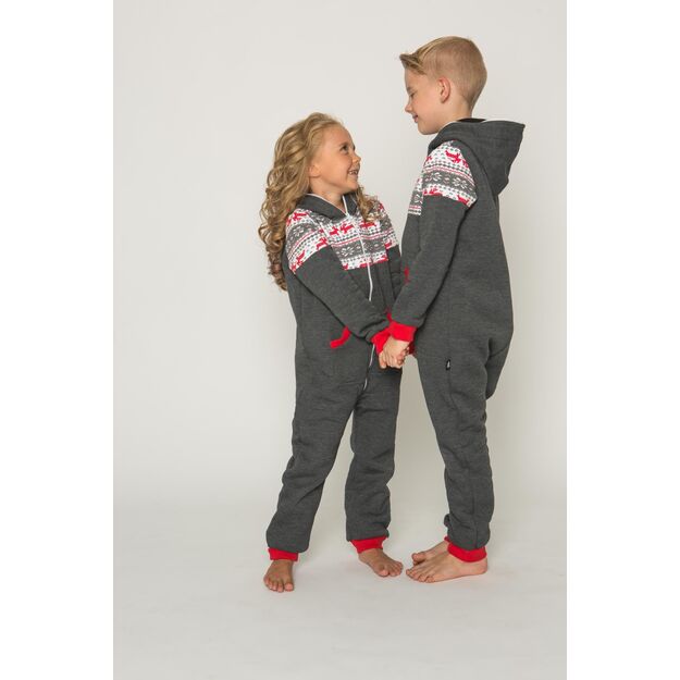 Sofa Killer dark grey unisex kids onesie Nordic