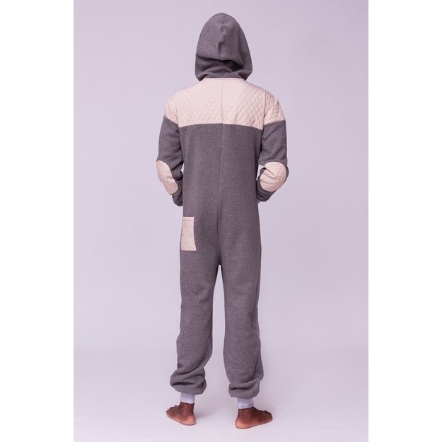 Sofa killer grey onesie with light grey applications CREAMY