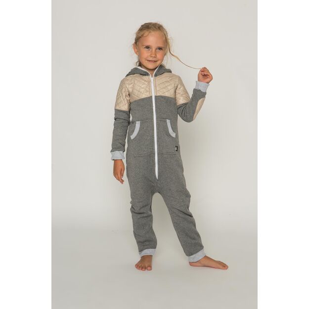 Sofa Killer grey unisex kids onesie Creamy