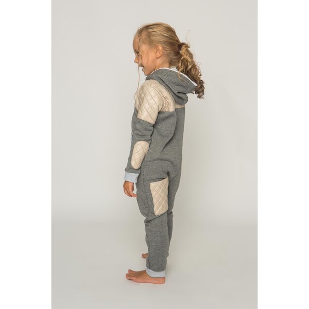 Sofa Killer grey unisex kids onesie Creamy