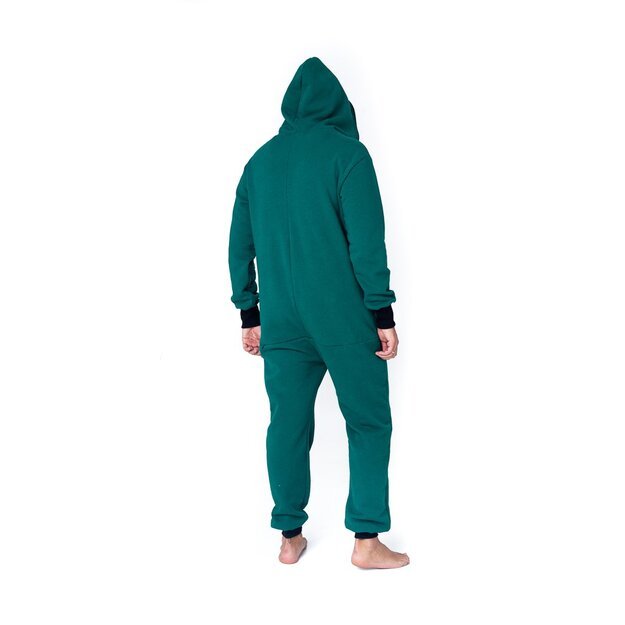 Sofa Killer haki onesie with a zipper in the back