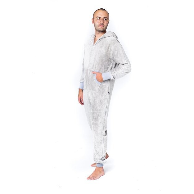 Sofa Killer light grey bamboo frottee men onesie