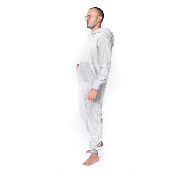 Sofa Killer light grey bamboo frottee men onesie