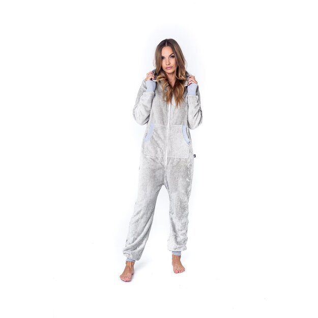 Sofa Killer light grey bamboo frottee women onesie