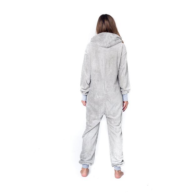 Sofa Killer light grey bamboo frottee women onesie