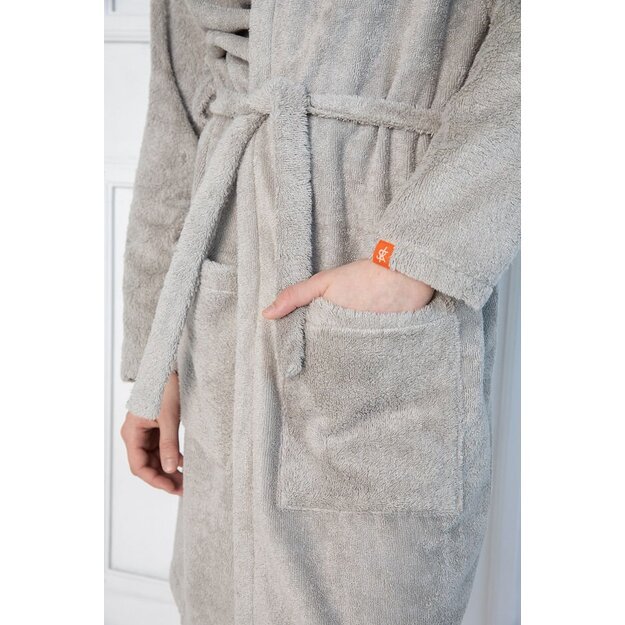 Sofa Killer light grey bamboo frottee women robe