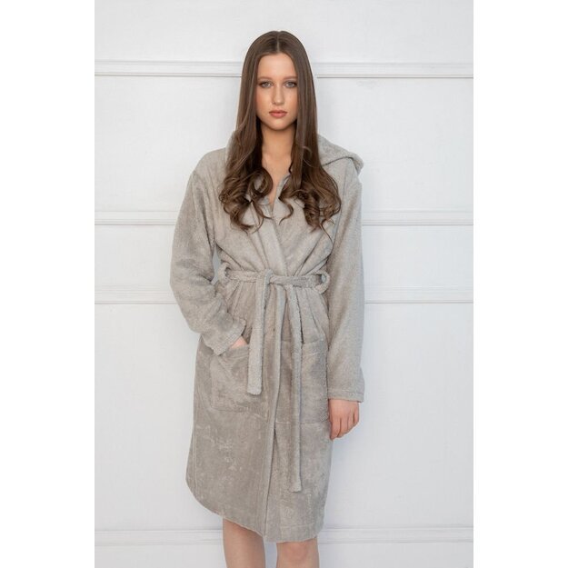 Sofa Killer light grey bamboo frottee women robe