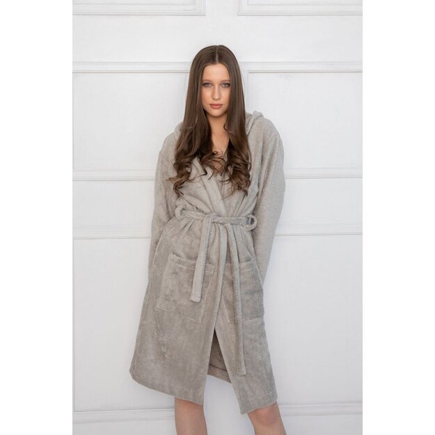 Sofa Killer light grey bamboo frottee women robe