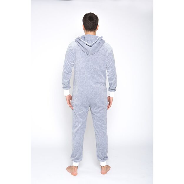 Sofa Killer light grey color summer velours onesie