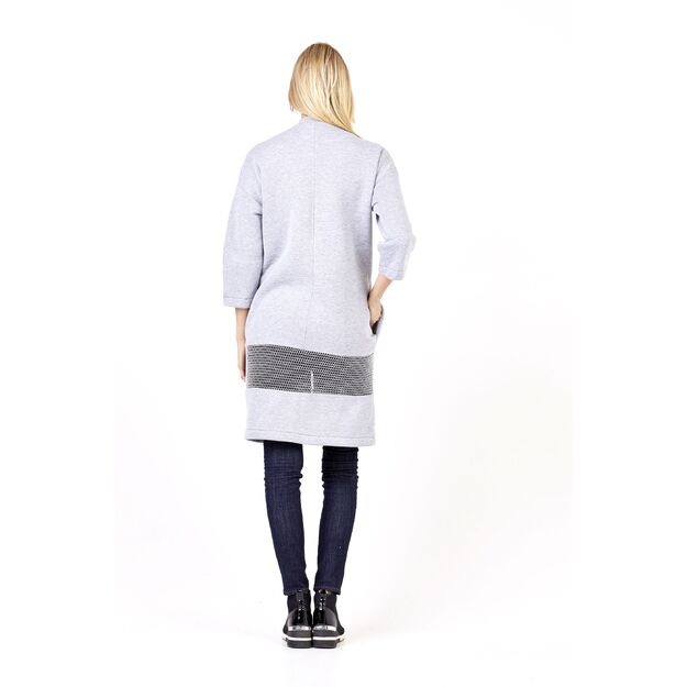 Sofa Killer light grey long kimono jacket