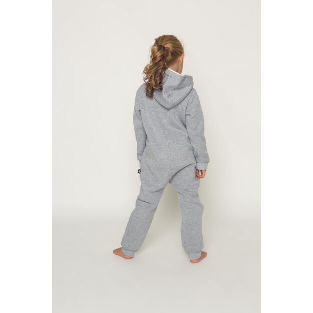 Sofa Killer light grey unisex kids velours onesie