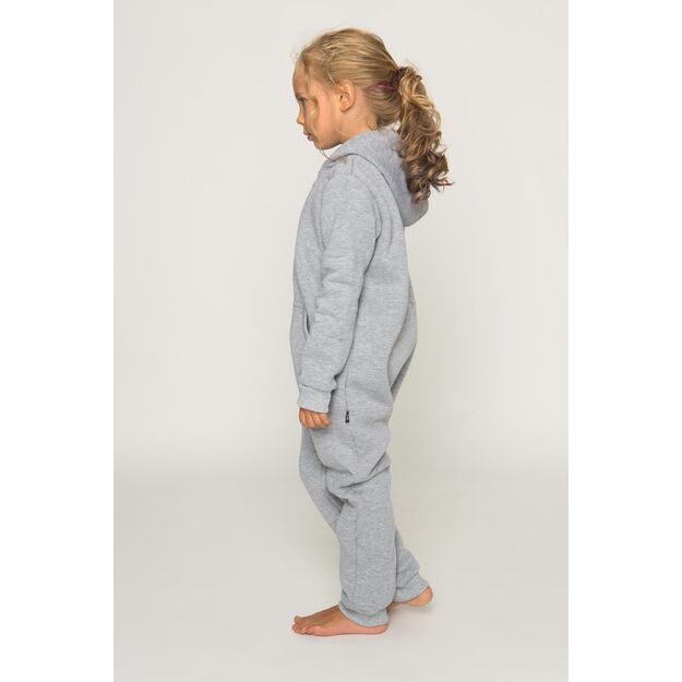 Sofa Killer light grey unisex kids velours onesie