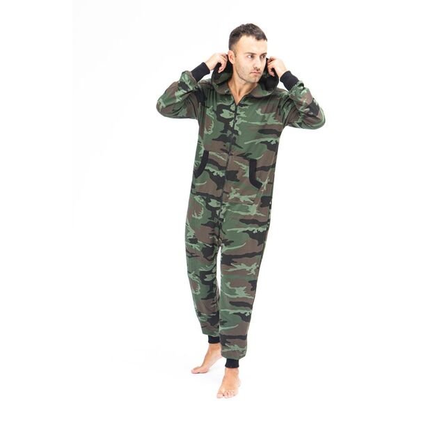 Sofa Killer men onesie with camouflage pattern CAMO