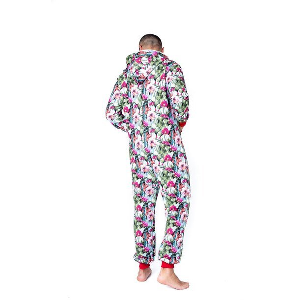 Sofa Killer men onesie with florals prints Cactus