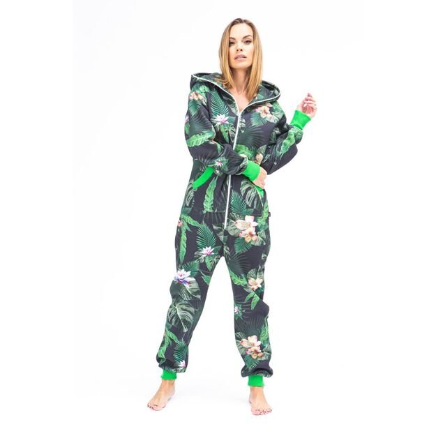 Sofa Killer men onesie with florals prints Tropical