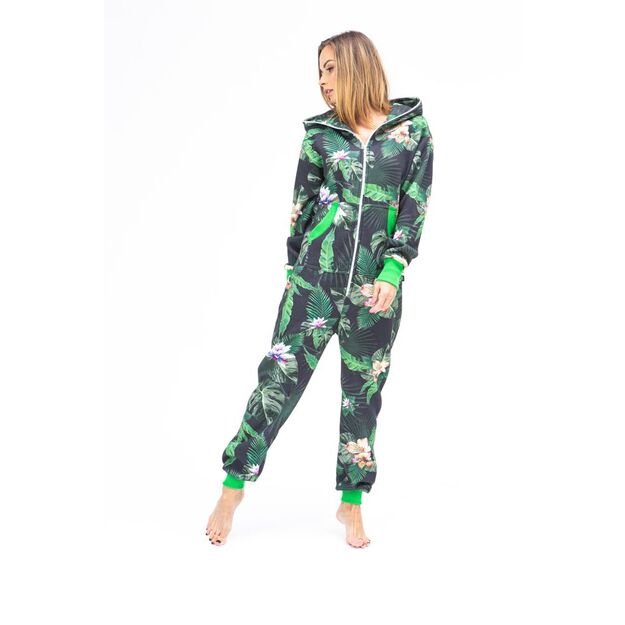 Sofa Killer men onesie with florals prints Tropical