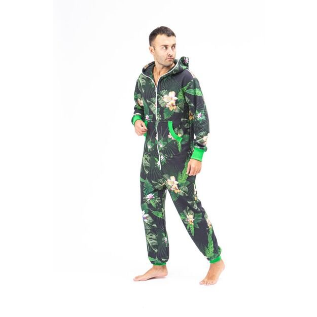 Sofa Killer men onesie with florals prints Tropical