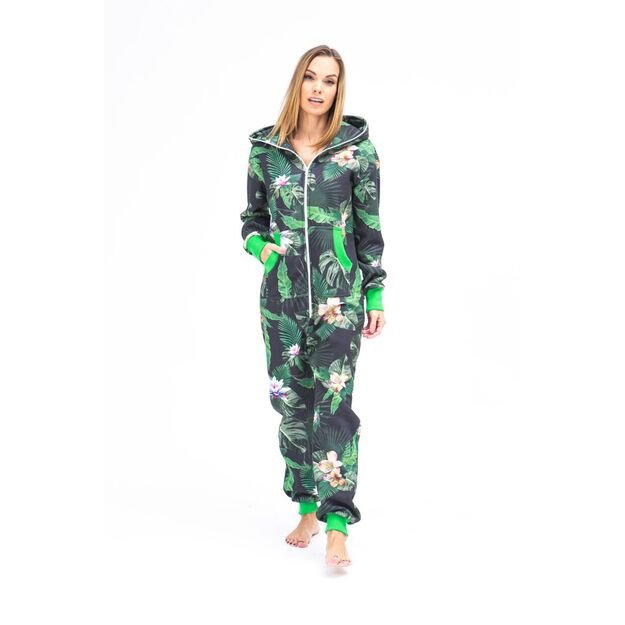 Sofa Killer men onesie with florals prints Tropical