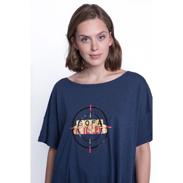 Sofa Killer navy summer t-shirt with application Target