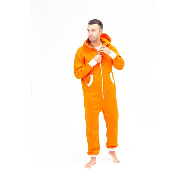 Sofa Killer orange men onesie with white cuff