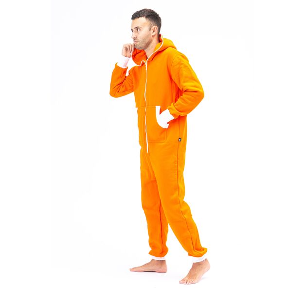 Sofa Killer orange men onesie with white cuff