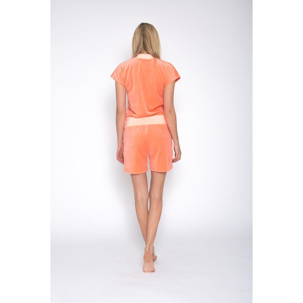 Sofa Killer peach color short summer velours onesie
