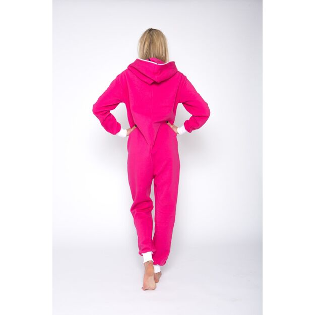 Sofa Killer pink onesie with white cuff