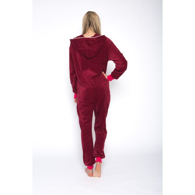 Sofa Killer red wine color summer velours onesie