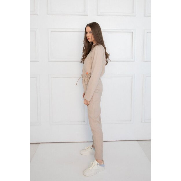 Sofa Killer sand color linen women onesie