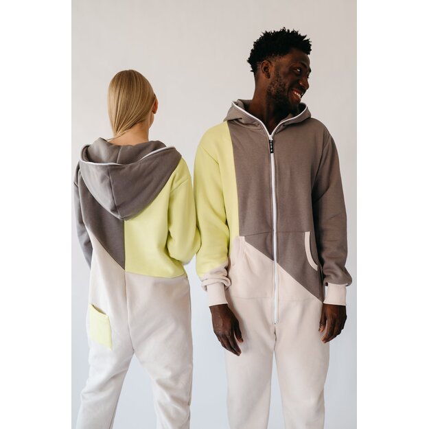 Sofa Killer tricolor onesie Breeze