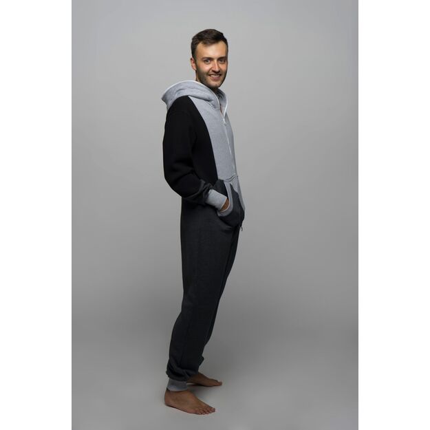 Sofa Killer tricolor onesie Grey