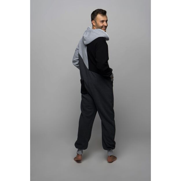 Sofa Killer tricolor onesie Grey