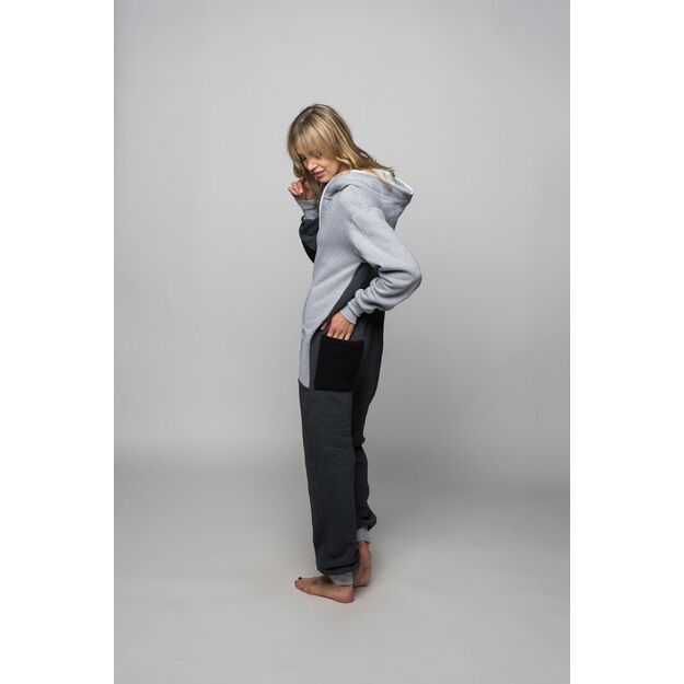Sofa Killer tricolor onesie Grey