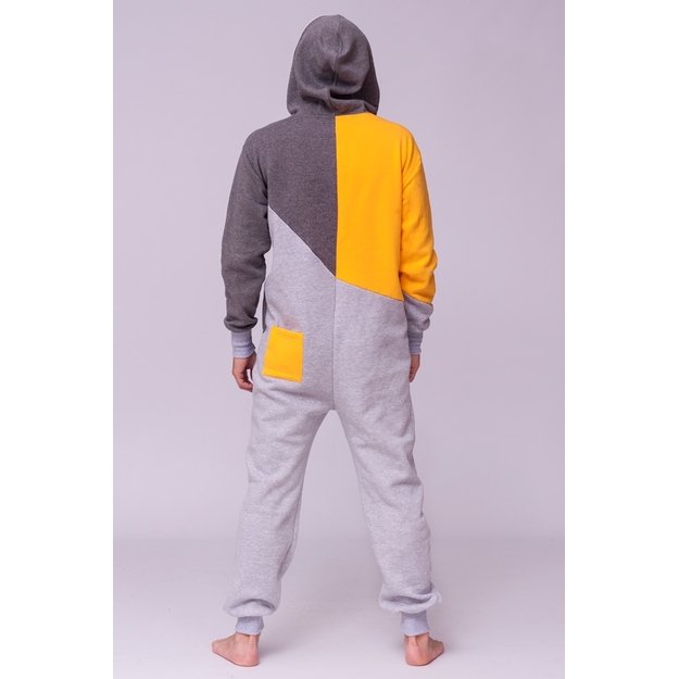 Sofa Killer tricolor onesie SUNNY with yellow sleeve