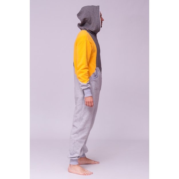 Sofa Killer tricolor onesie SUNNY with yellow sleeve