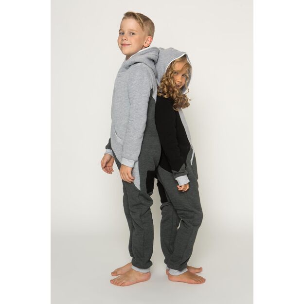 Sofa Killer tricolor unisex kids onesie Grey