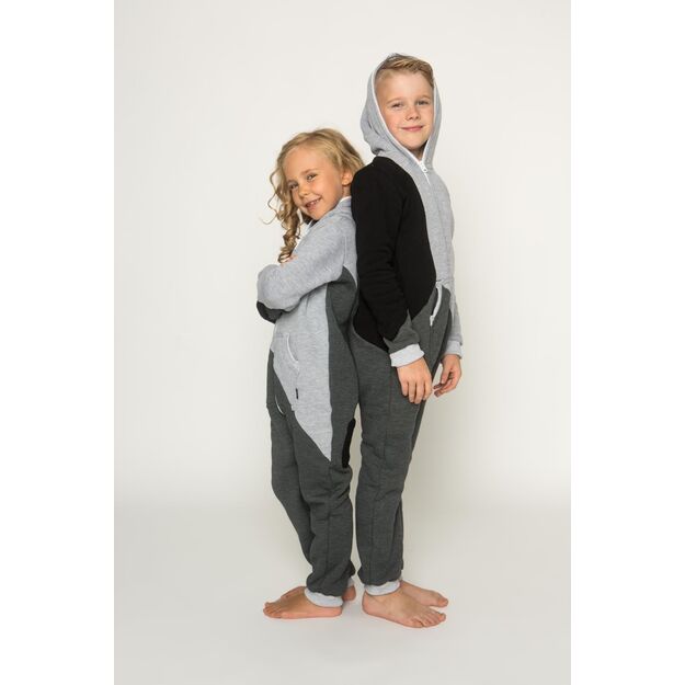 Sofa Killer tricolor unisex kids onesie Grey