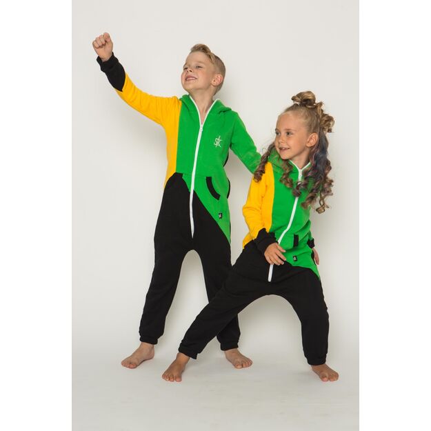 Sofa Killer tricolor unisex kids onesie Jamaica