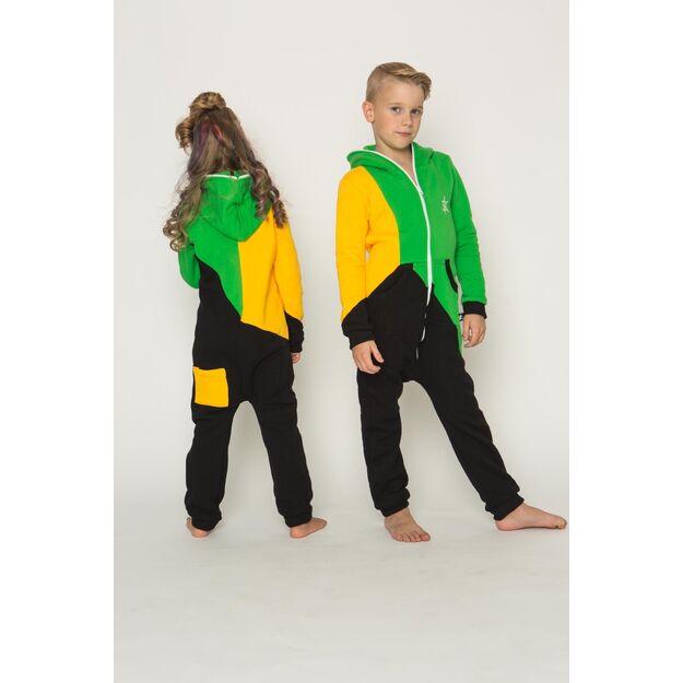 Sofa Killer tricolor unisex kids onesie Jamaica
