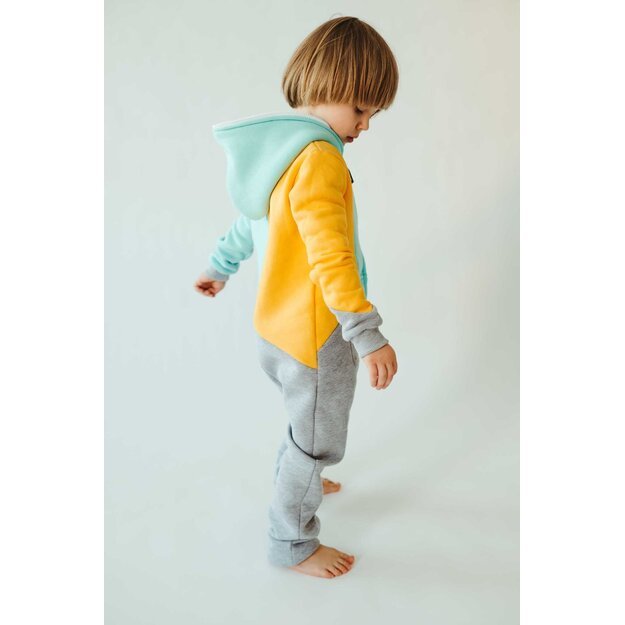 Sofa Killer tricolor unisex kids onesie Mint