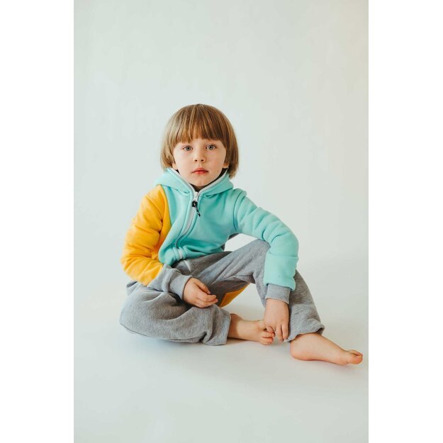 Sofa Killer tricolor unisex kids onesie Mint