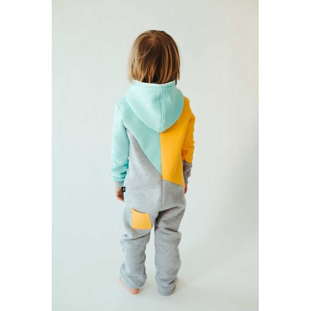 Sofa Killer tricolor unisex kids onesie Mint
