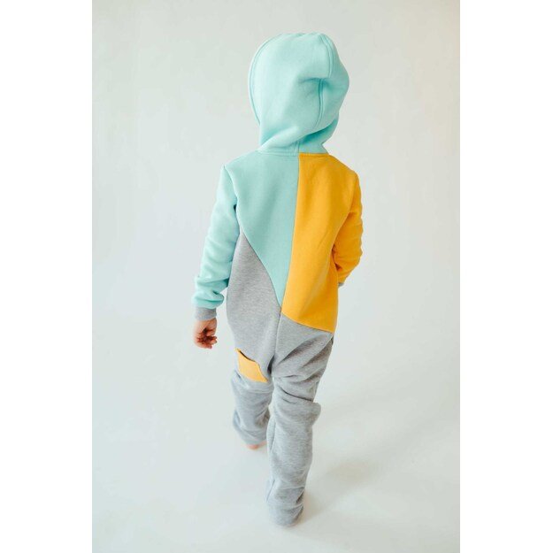 Sofa Killer tricolor unisex kids onesie Mint