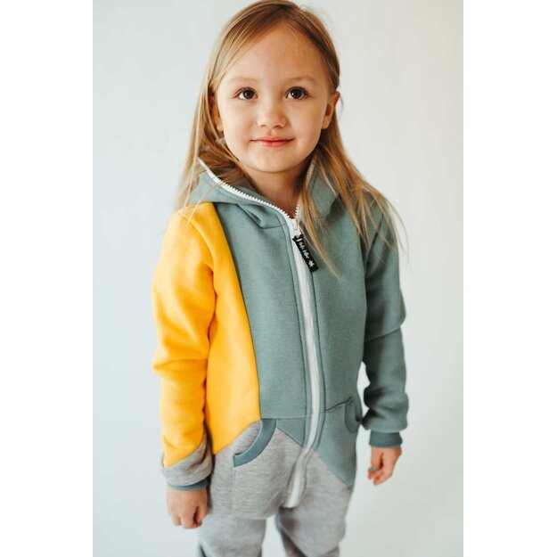 Sofa Killer tricolor unisex kids onesie Sunset